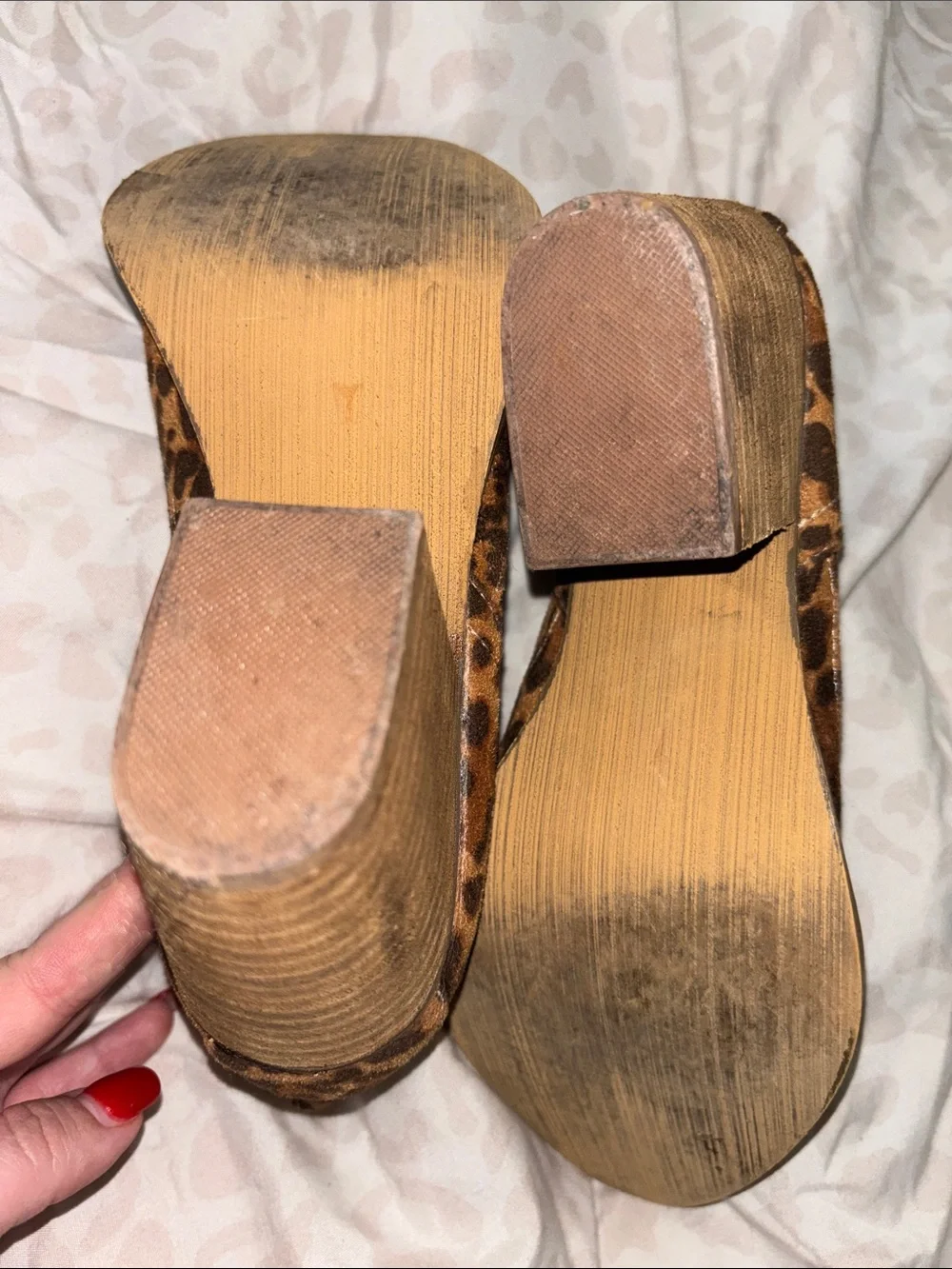 Not Rated Leopard-Print Ankle Booties in Brown/Tan
